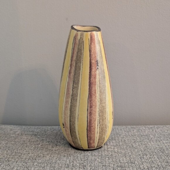 Bay Keramik 553-20 Abstract Vase, West German Pottery, VGC, 70s/MCM - Picture 1 of 7
